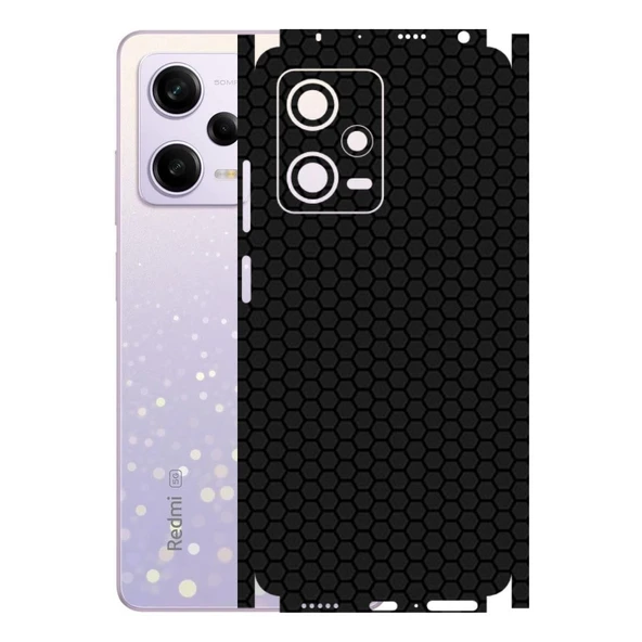 Redmi Note 12 Pro 5G ile Uyumlu Bumper Serisi Premium Kaplama 360  Siyah ürün görseli 1