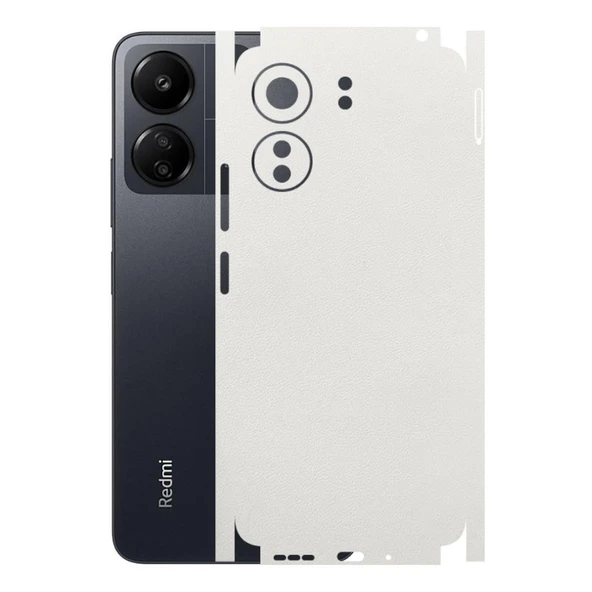 Redmi 13C ile Uyumlu Bumper Serisi Premium Kaplama 360  Beyaz ürün görseli 1