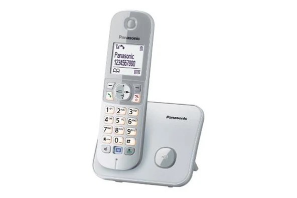 Panasonic KX-TG6811 Gri Telsiz Dect Telefon Elektrik Kesintisinde Konuşabilme ürün görseli 1