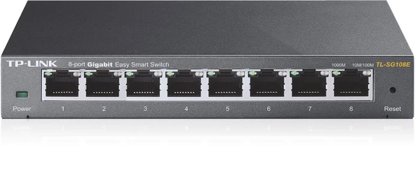 TP-LINK TL-SG108E 8 PORT GBIT  EASY SMAR ürün görseli 1