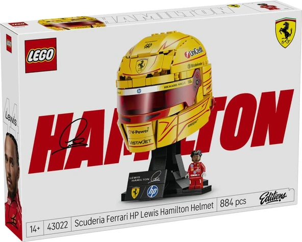 LEGO Editions 43022 Scuderia Ferrari HP Lewis Hamilton Helmet ürün görseli 1