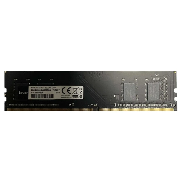 Lexar LD4AU008G-H3200GN 8GB DDR4 3200MHz Masaüstü Ram ürün görseli 1