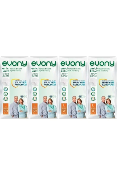 Hasta Bezi Yetişkin Emici Külot L-büyük Boy 120 Adet (4pk*30) ürün görseli 1
