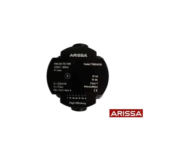 ARISSA HM-25-70-180 11/2'' (180mm) FREKANS KONVERTÖRLÜ SİRKÜLASYON POMPASI 3,5m3/h-7mSS 81 KW ürün görseli 1
