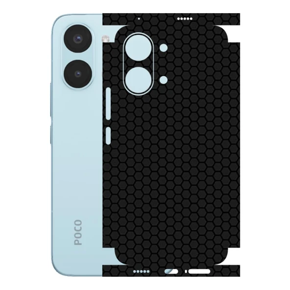 Poco X8 Pro Max ile Uyumlu Bumper Serisi Premium Kaplama 360  Siyah ürün görseli 1