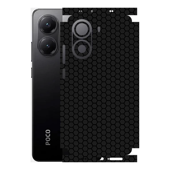 Xiaomi Poco X7 Pro ile Uyumlu Bumper Serisi Premium Kaplama 360  Siyah ürün görseli 1