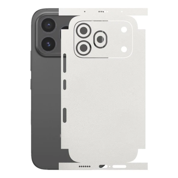 Honor 600 Pro ile Uyumlu Bumper Serisi Premium Kaplama 360  Beyaz ürün görseli 1