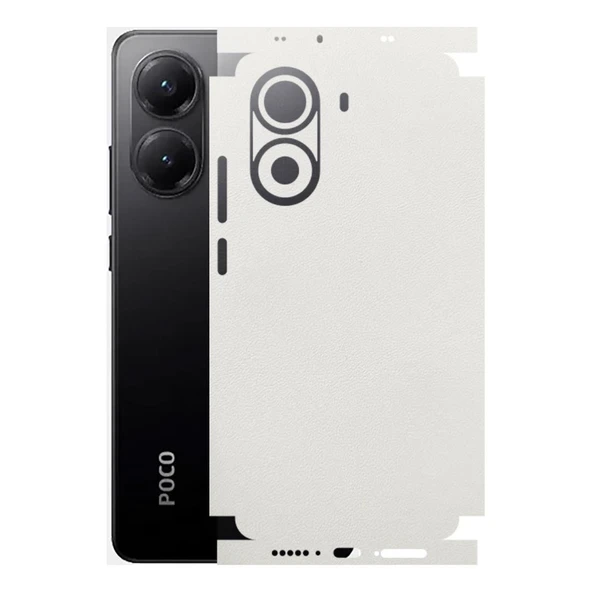 Xiaomi Poco X7 Pro ile Uyumlu Bumper Serisi Premium Kaplama 360  Beyaz ürün görseli 1