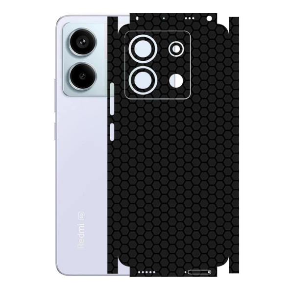 Redmi Note 13 Pro 5G ile Uyumlu Bumper Serisi Premium Kaplama 360  Siyah ürün görseli 1
