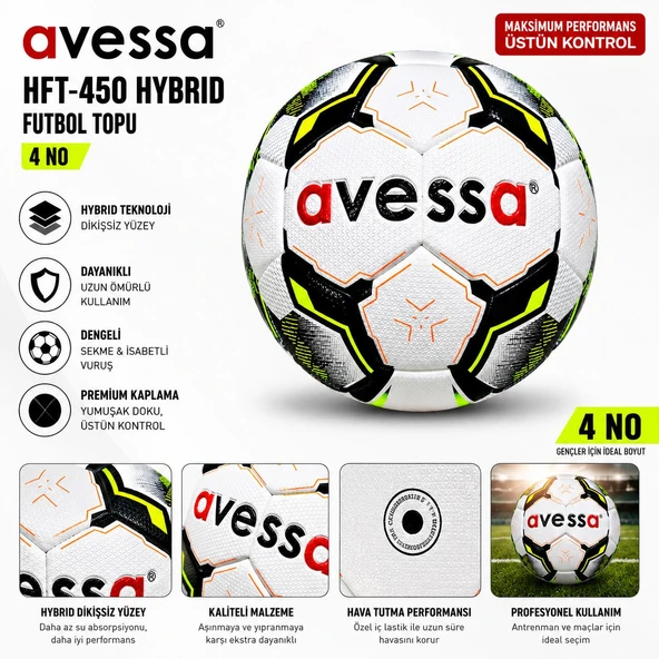 Avessa Hft-440 Hybrid Futbol Topu No4 ürün görseli 1