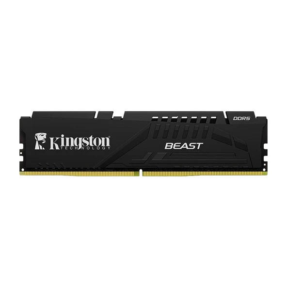 32 GB DDR5 6000MHZ KINGSTON BEAST BLACK EXPO CL30 DT KF560C30BBE/32TR ürün görseli 1