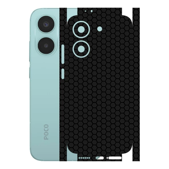Poco X8 Pro ile Uyumlu Bumper Serisi Premium Kaplama 360  Siyah ürün görseli 1