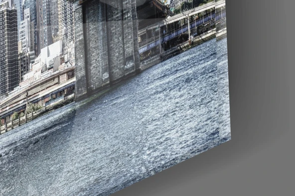 Manhattan Köprüsü Cam Tablo - Resim 7