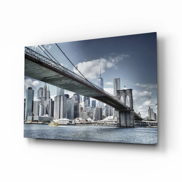 Manhattan Köprüsü Cam Tablo ürün görseli 1