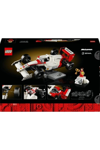 LEGO  Icons McLaren MP4/4 ve Ayrton Senna 10330- 18 Yaş ve Üzeri İçin Yapım Seti (693 Parça) ürün görseli 1
