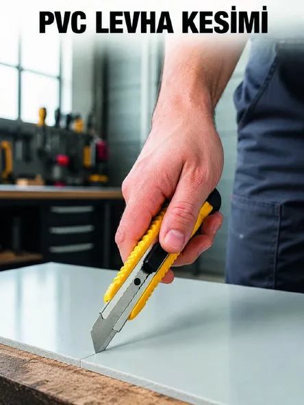 5’li Profesyonel Metal Falçata Seti Ergonomik Saplı Çok Amaçlı Kesici Maket Bıçağı ürün görseli 1