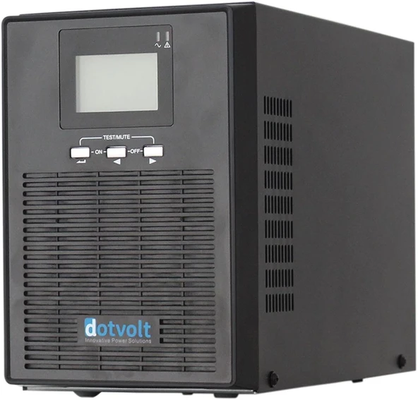DOTVOLT VOLT MN PLUS 1 KVA 1-1 ONLINE UPS-2 X 12V 9AH PF;1 ürün görseli 1