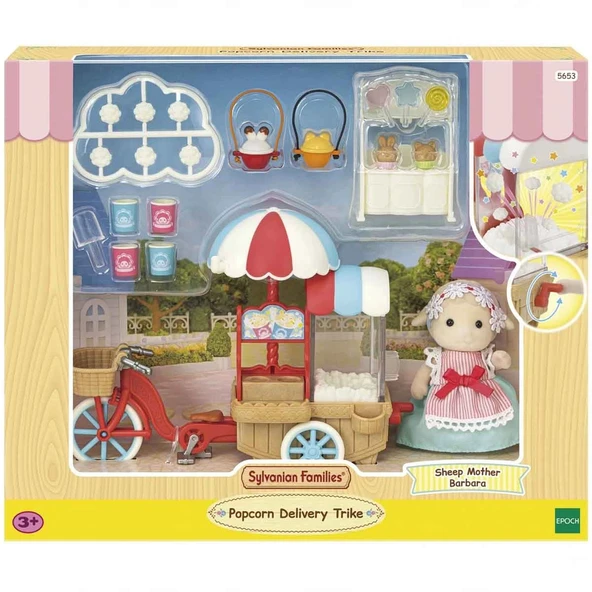 Sylvanian Families Popcorn Standı 5653 - Resim 7