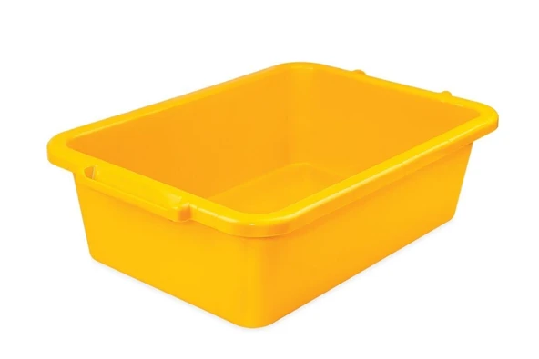 SGS987 - Sarı Çok Amaçlı Tekne Kova 35 Litre - Sıva Alçı Boya Badana Temizlik Teknesi ürün görseli 1