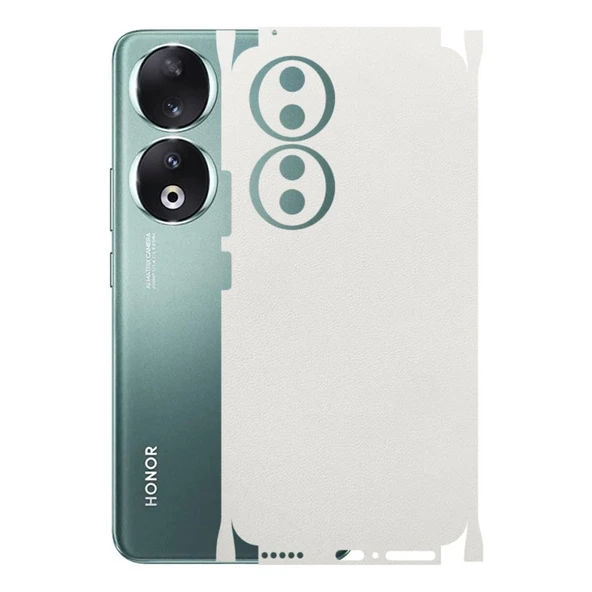 Honor 90 ile Uyumlu Bumper Serisi Premium Kaplama 360  Beyaz ürün görseli 1