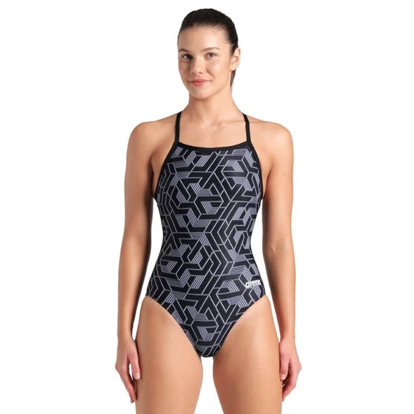 Arena Womens Escape Swimsuit Lightdrop Kadın Yüzücü Mayosu 007740500 ürün görseli 1
