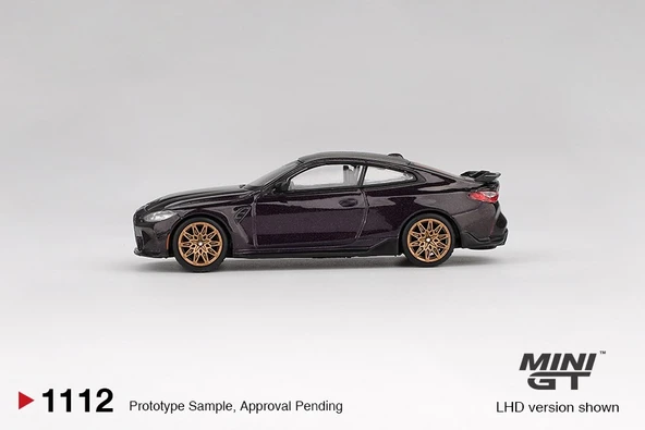 Mini GT BMW M4 M-Performance Daytona Violet 1112 - Resim 4