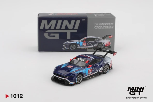 Mini GT Ford Mustang GT3 #65 Ford Multimatic Motorsports 2024 IMSA Daytona 24 Hrs 1012 ürün görseli 1