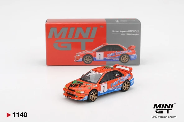 Mini GT Subaru Impreza WRC97 #1 1999 DRM Champion 1140 ürün görseli 1