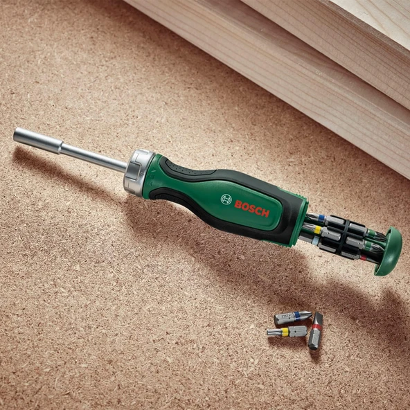 Bosch 12 Uçlu Cırcır Tornavida - 1600A027PP - Resim 3