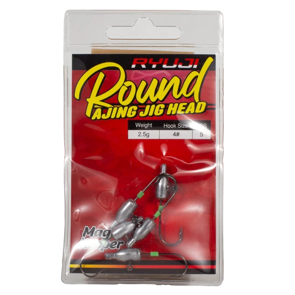 RYUJI ROUND AJING JIG HEAD NO:8 (5 ADET) - Resim 2