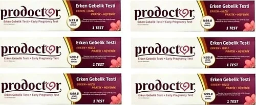 Prodoctor Erken Gebelik Testi 6 Adet ürün görseli 1