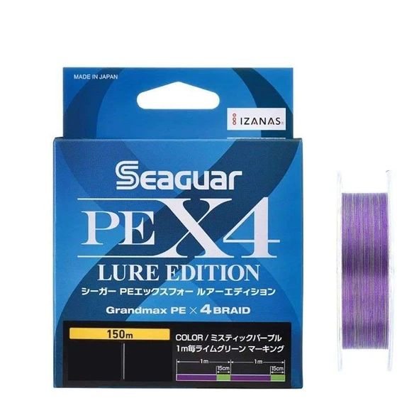 Seaguar Lure Edition PE 4 Örgü LRF İp Misina 150mt Multi Color ürün görseli 1