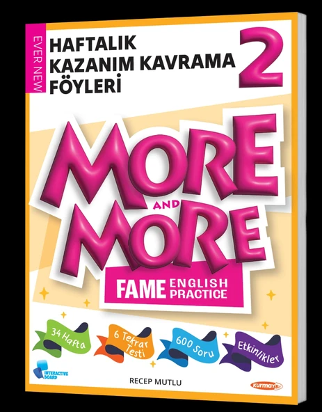 2 More and More Haftalık Kazanım Kavrama Föyleri 40 Föy ürün görseli 1