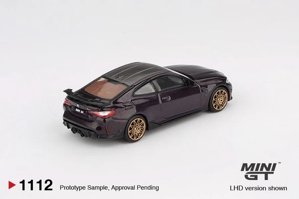 Mini GT BMW M4 M-Performance Daytona Violet 1112 - Resim 3