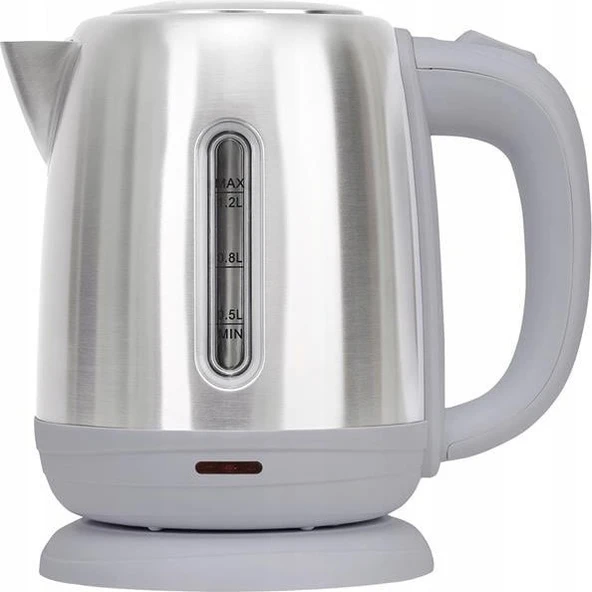 Crown CRW-7211 1800W 1.8 Litre Lüks Çelik Su Isıtıcı Kettle Inox ürün görseli 1