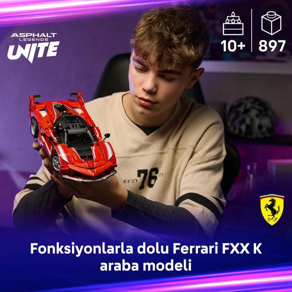 Lego 42212 Technic Ferrari FXX K - Resim 7