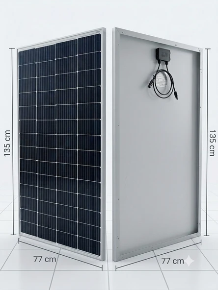 220 WATT MONOKRİTAL GÜNEŞ PANELİ ürün görseli 1