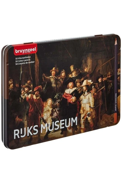 Bruynzeel The Night Watch 50 li Kuru Boya Kalemi Metal Kutulu ürün görseli 1