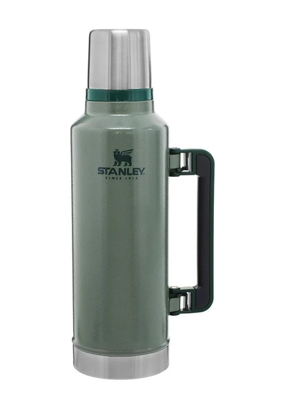 Stanley Klasik Vakumlu Paslanmaz Çelik Termos 1.9 L Yeşil ürün görseli 1