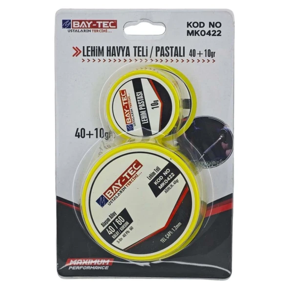 BAY-TEC MK0422 LEHİM SETİ (HAVYA TEL+PASTA) ürün görseli 1
