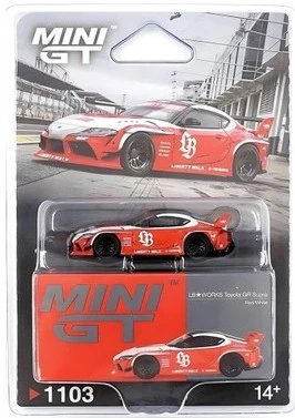Mini GT LB★WORKS Toyota GR Supra Red BL 1103 ürün görseli 1