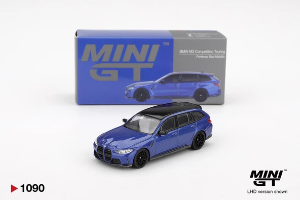 Mini GT BMW M3 Competition Touring Portimao Blue Metallic 1090 ürün görseli 1