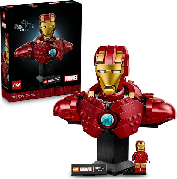 Lego 76327 Marvel Iron Man MK4 Büst ürün görseli 1