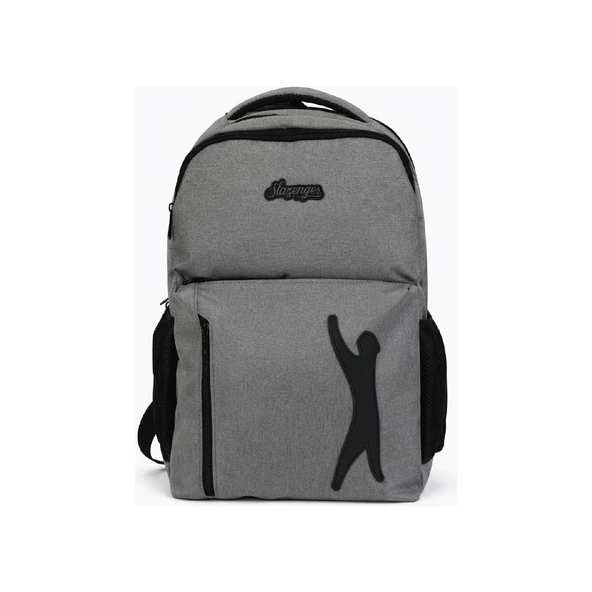 Slazenger Lisanslı Logolu Sırt Çantası - Gri 3 Bölmeli Okul Çantası 26834 ürün görseli 1