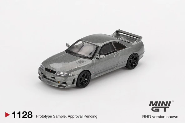 Mini GT NISSAN Skyline GT-R Dark Metal Gray (NISMO BCNR33 CRS Version) 1128 ürün görseli 1