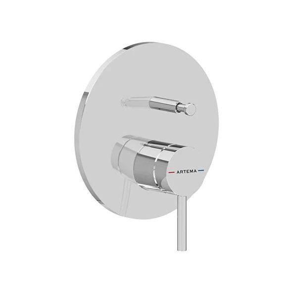 VitrA minimax Round Ankastre Banyo Bataryası Sıva Üstü Krom A43620 ürün görseli 1