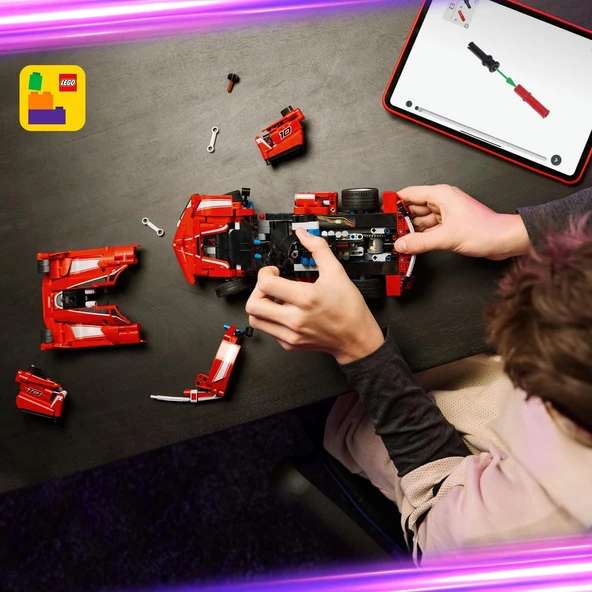 Lego 42212 Technic Ferrari FXX K - Resim 6