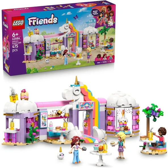 Lego 42684 Friends Renkli Düşler Kafe Yapım Seti ürün görseli 1