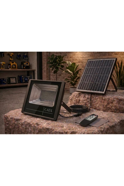 CT 4650 Amazon Kumandalı 300W Solar Led Projektör 6400K Beyaz Işık ürün görseli 1
