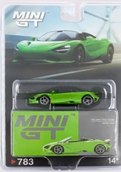 Mini GT McLaren 750S Spider Mantis Green BL 783 ürün görseli 1